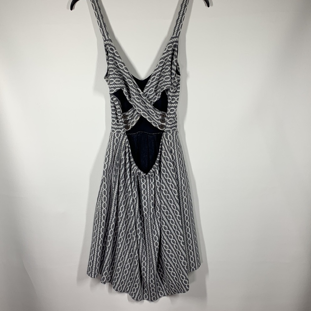 Anthropologie 9-H15 STCL Halter Crisscross Open Back Dress, S - Picture 6 of 11